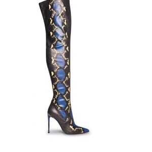 Steve Madden VaVa Blu Snake Boots